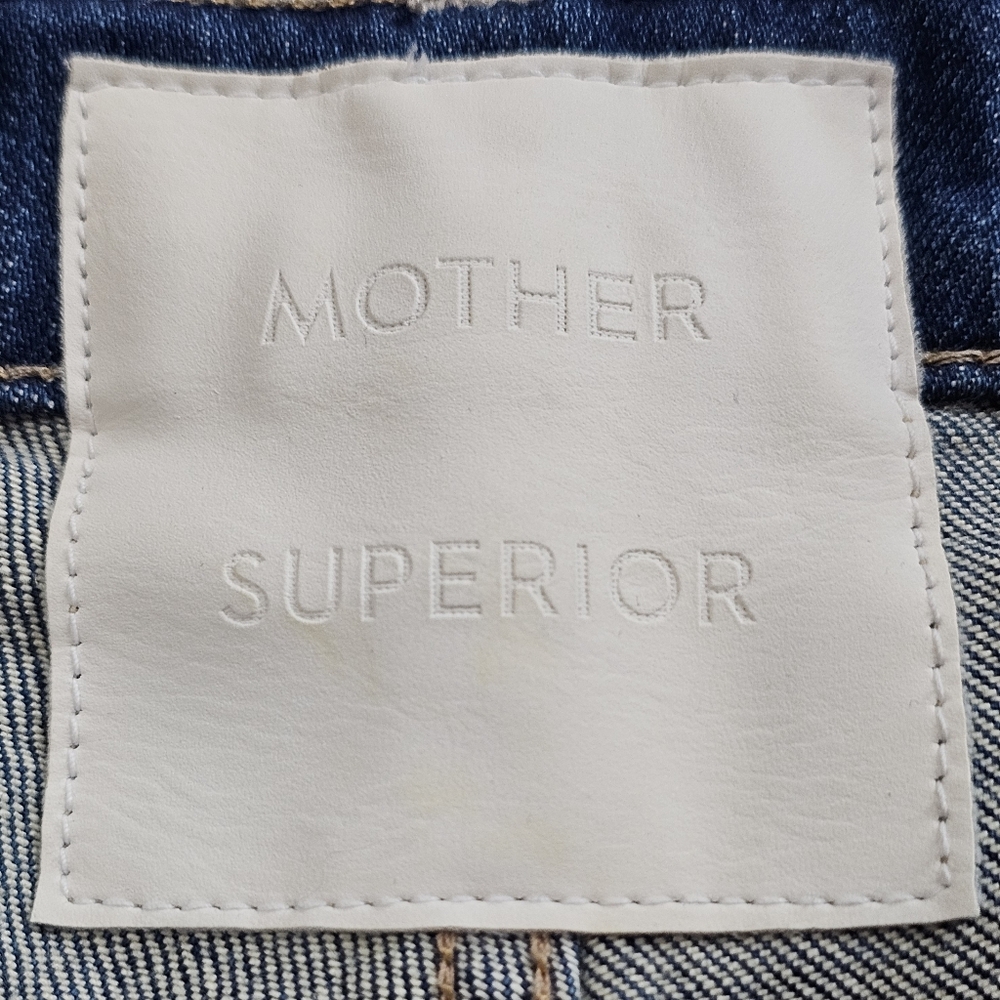 MOTHER Superior The Insider Crop Step Fray, Bad Reputationsn Size 30 - Picture 9 of 13
